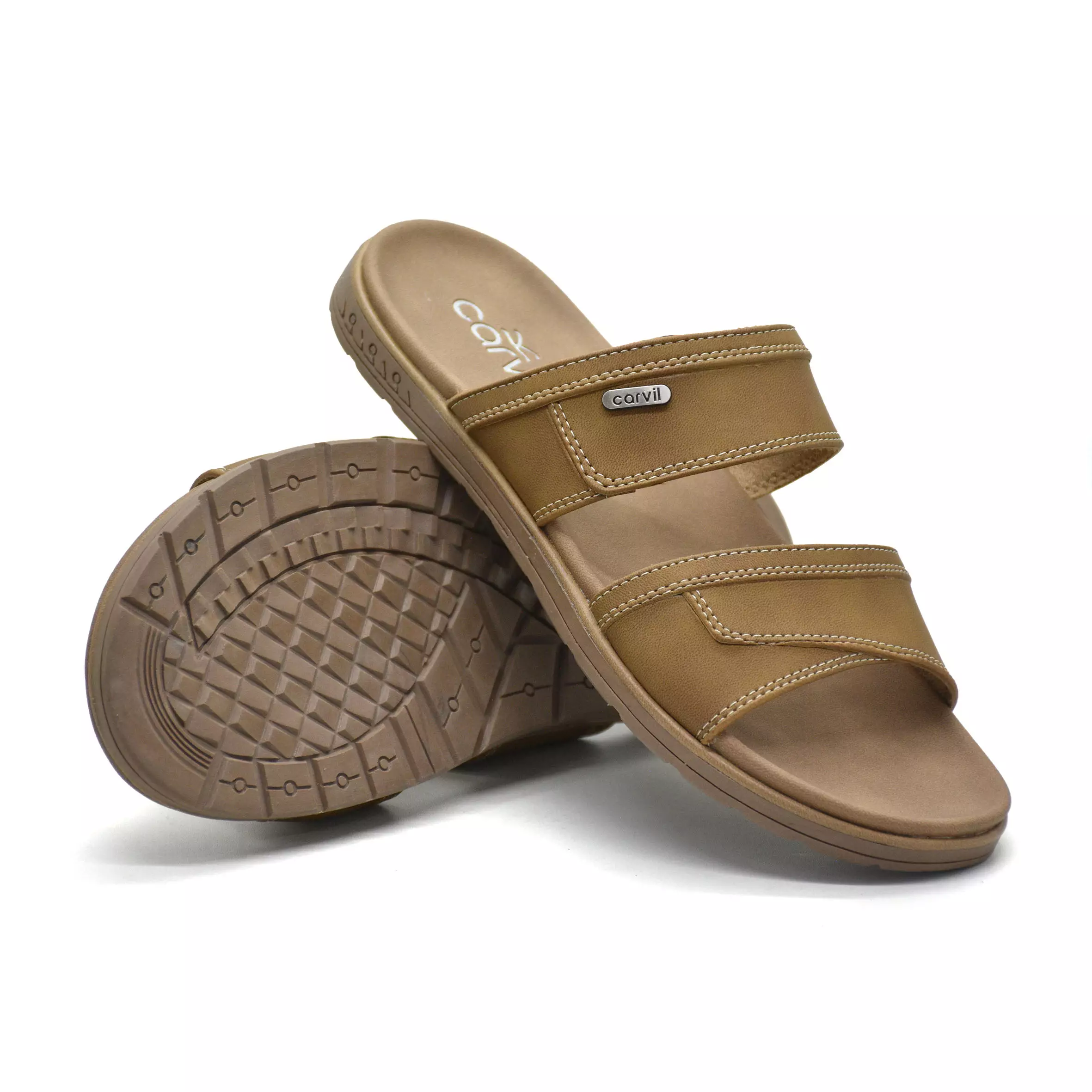 Carvil Sandal Pria Wigan-02 M Tan