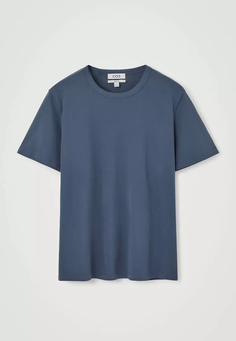 REGULAR BRUSHED-COTTON T-SHIRT