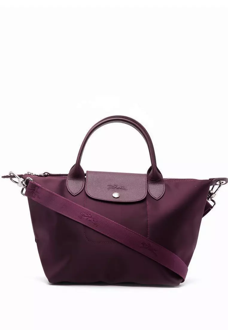 Buy LONGCHAMP Le Pliage Neo Medium Top Handle Handbag Grape
