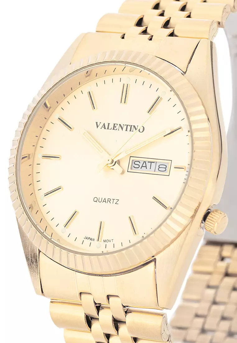 Analog Watch 20122567-Gld-Gold Dial