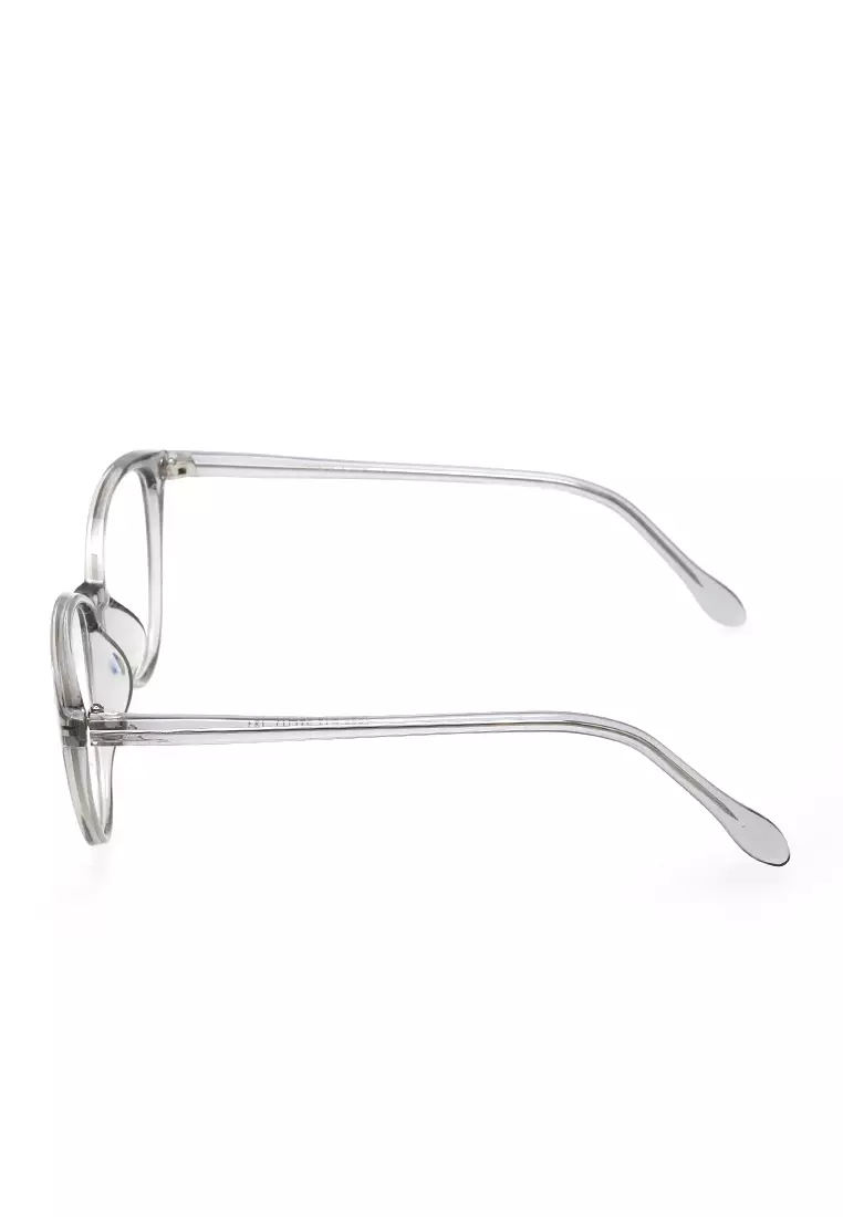 Kiano Kacamata Wanita Cat Eye Design Glasess Frame Material Plastic ORIGINAL - Gray