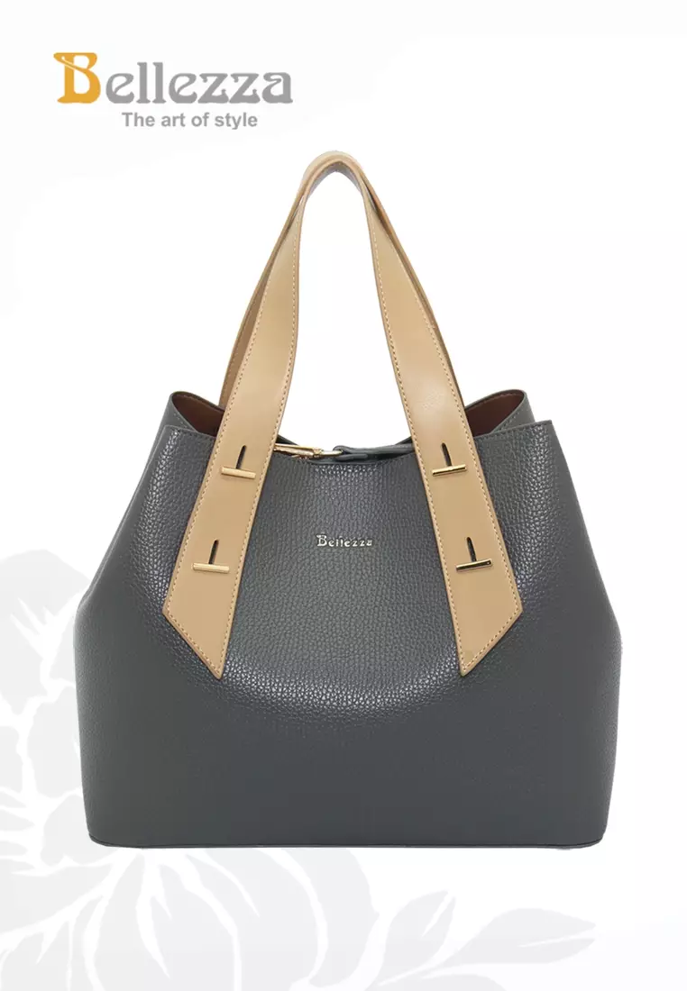 Bellezza Handbag 24138-38 Dark Grey