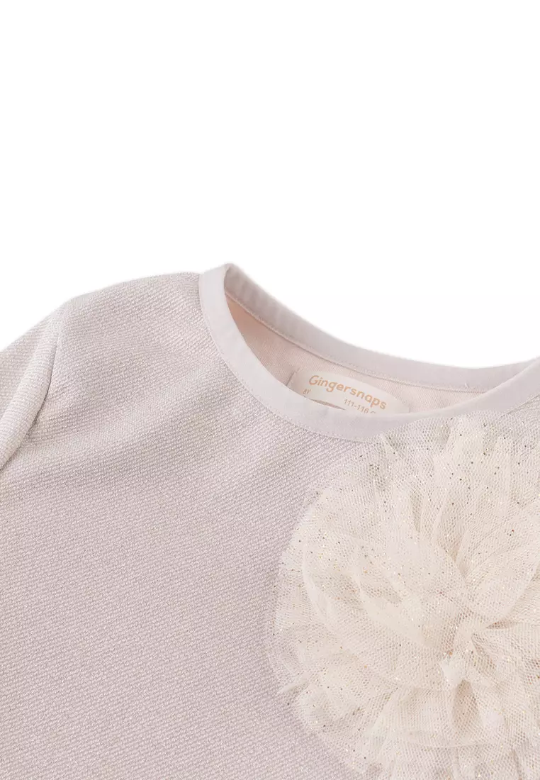 Alicia Blouse With Self Fabric Corsage