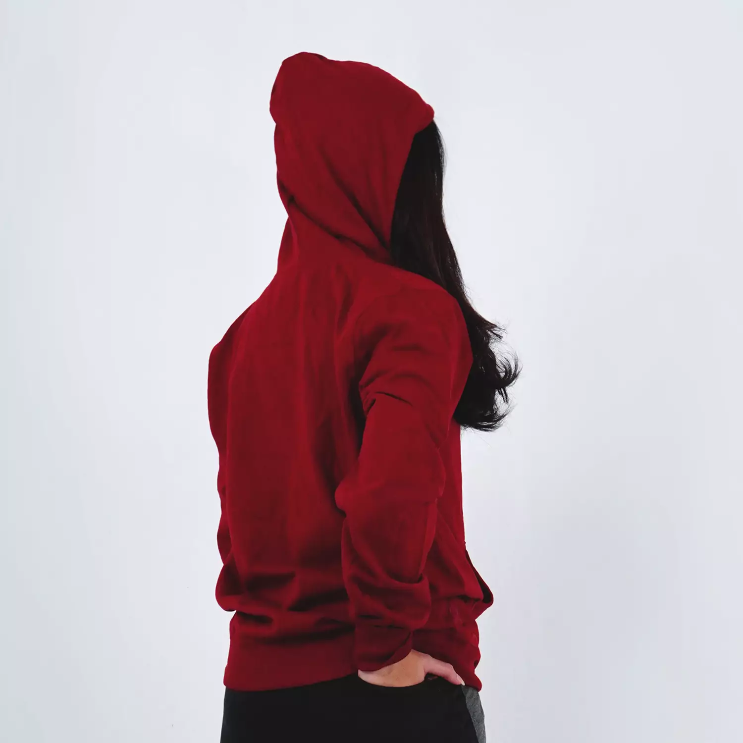 OKECHUKU Ola Sweater Hoodie Wanita Switer Bahan Fleece Basic Fashion
