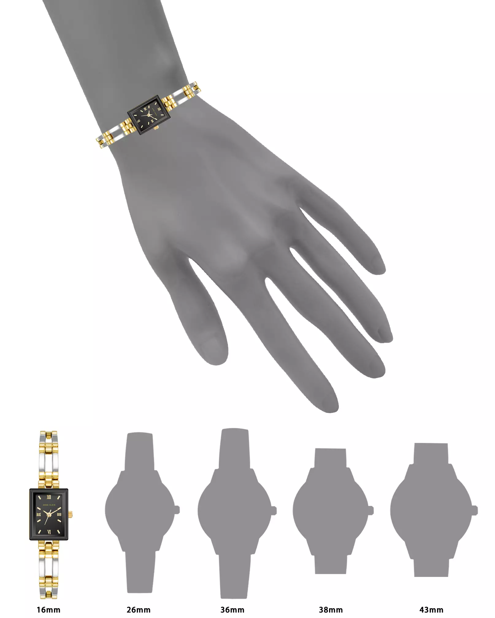 ANNE KLEIN Jam Tangan Wanita Analog 10-4899BKTT