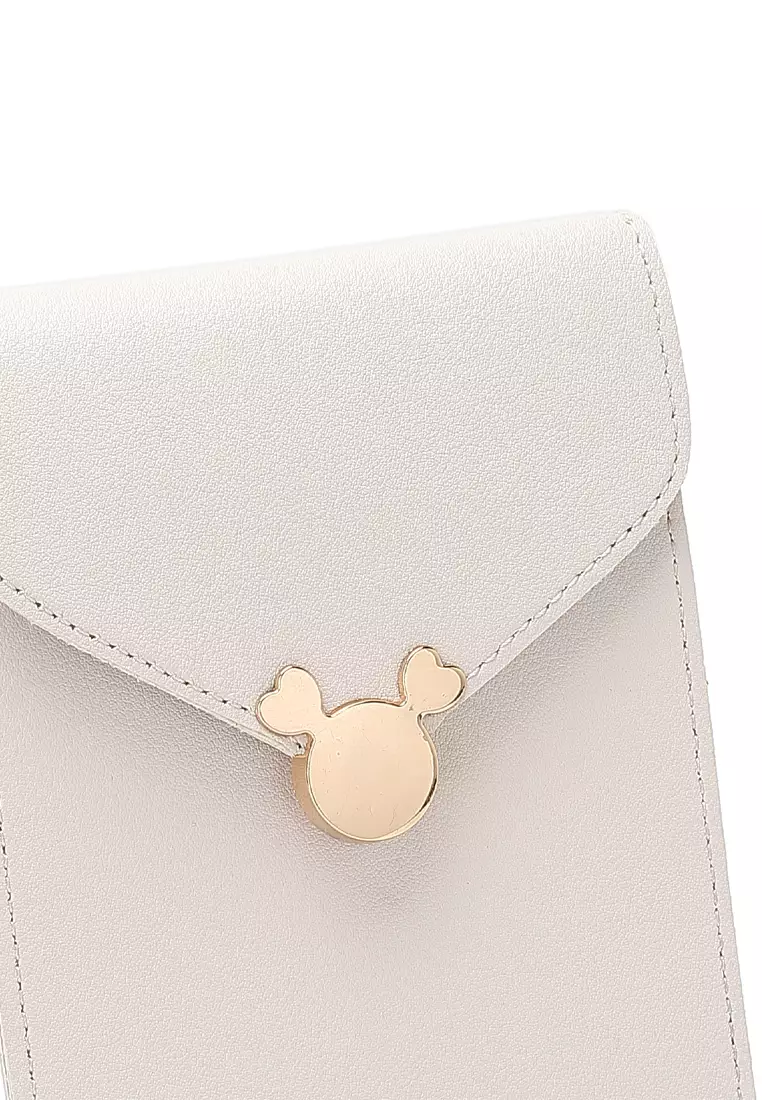 Women's Shoulder Sling Bag / Crossbody Bag (Tas Selempang / Tas Bahu Wanita) - Putih