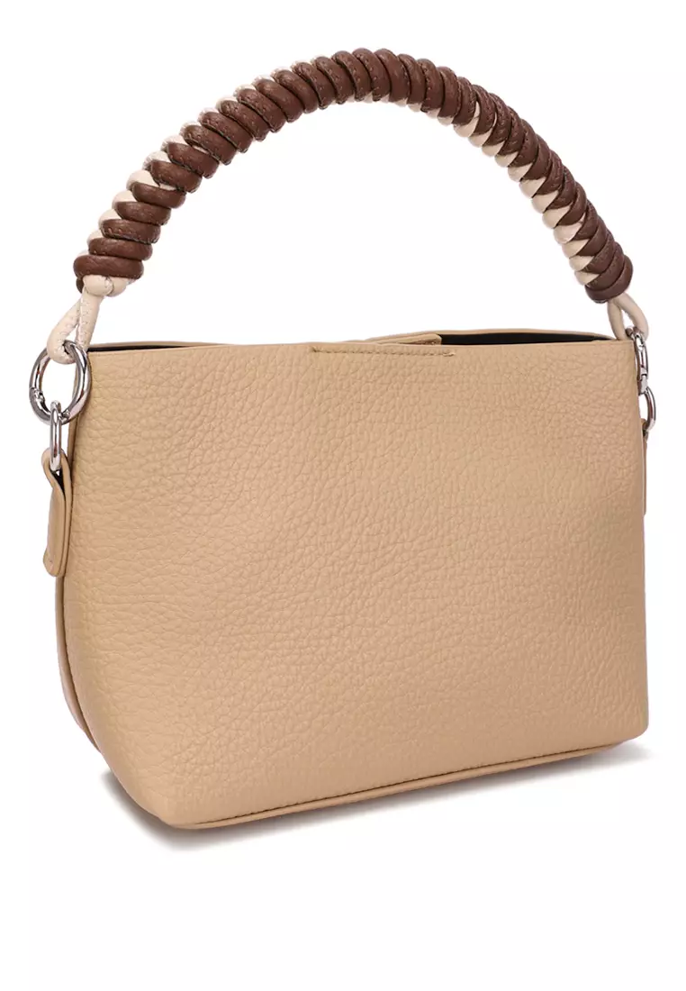 Cable Cord Strap Mini Bag In Khaki