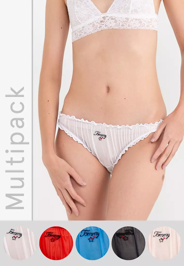 Buy Tommy Hilfiger 5-Pack Ruffle Bikini Panties Online