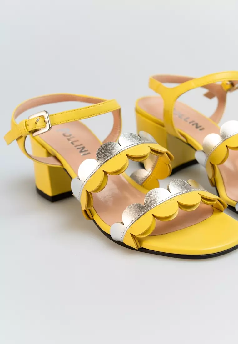 Pollini Women's Yellow Sandals