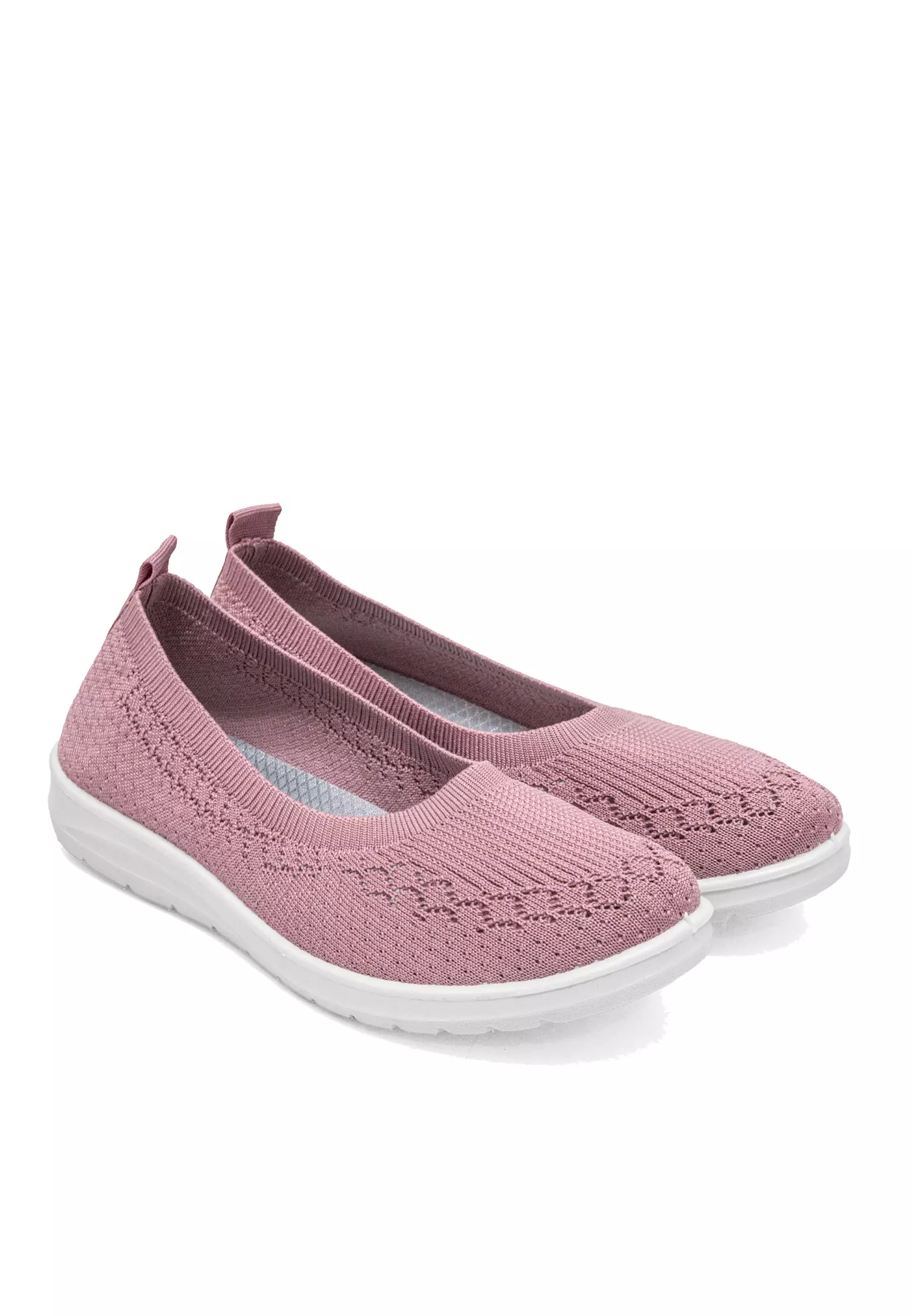 Dr. Kevin Sepatu Olahraga Sport Wanita Sneakers Flyknit Slip On 589-049