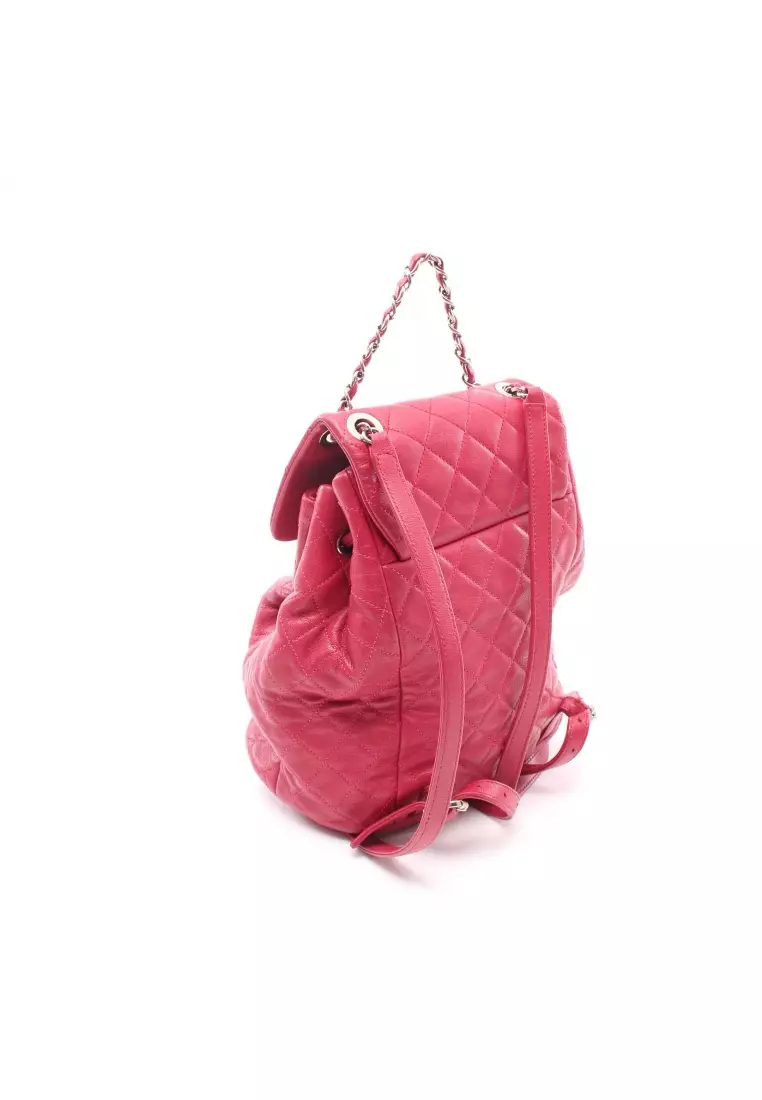 Chanel pink online backpacks