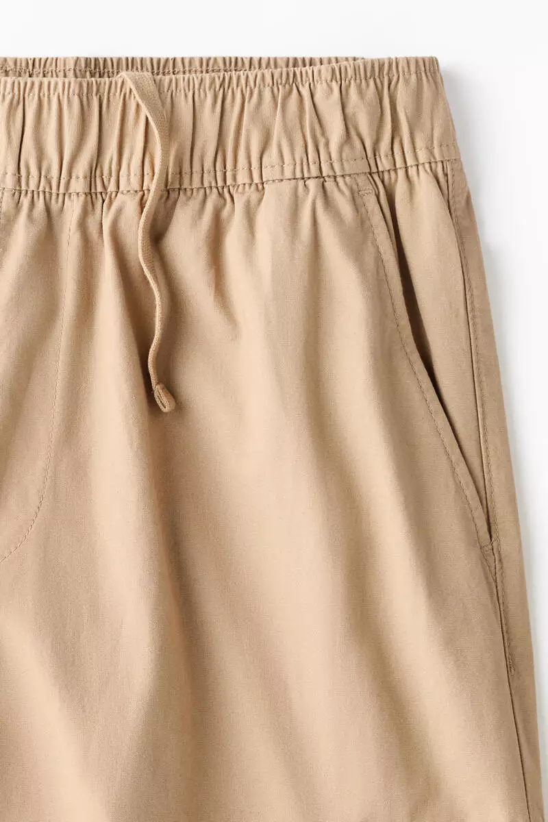 Loose Fit Cotton cargo trousers