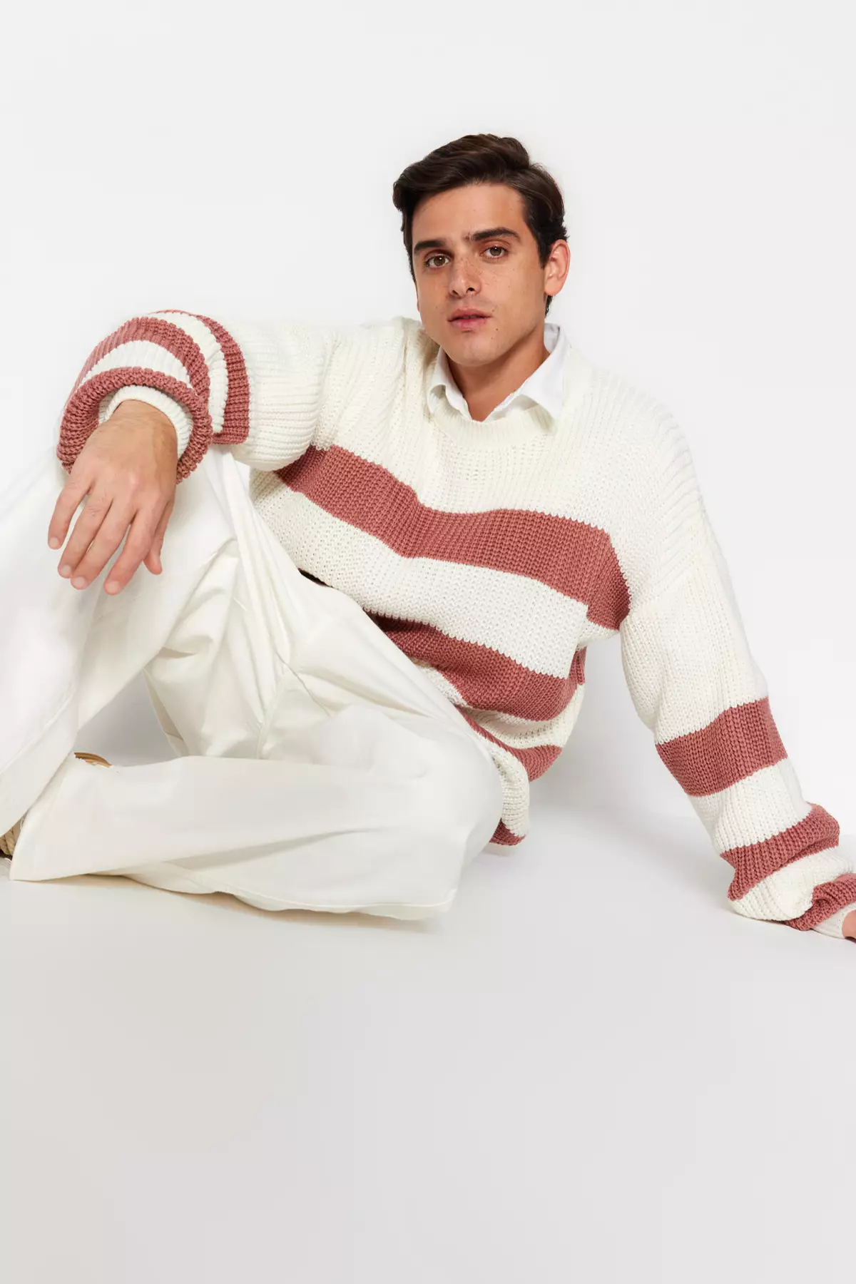 Stripe Relaxed Sweater