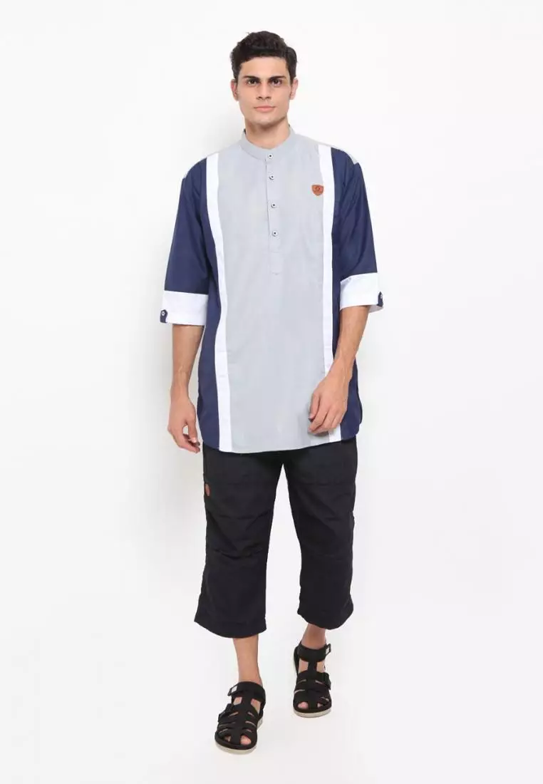 Baju Koko Pria Muslim Zayidan Rais - Abu