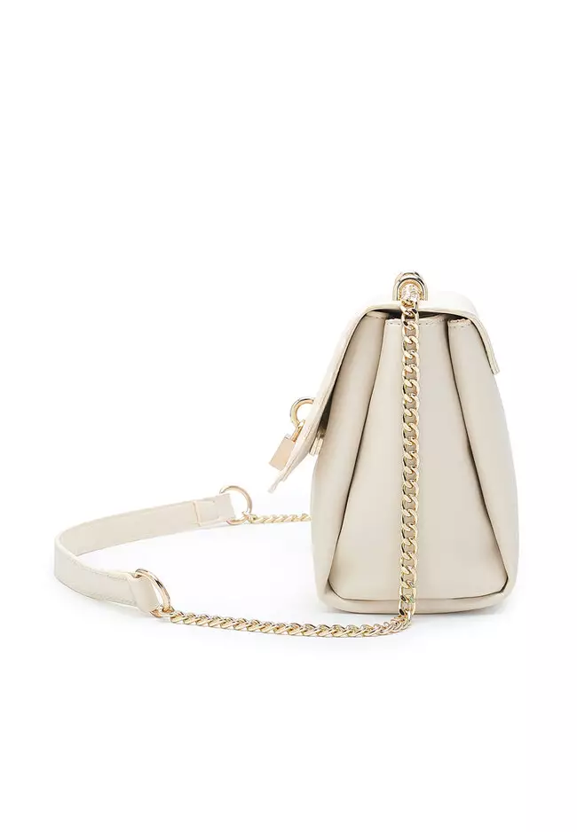 Chain Shoulder Bag / Sling Bag / Crossbody Bag - White