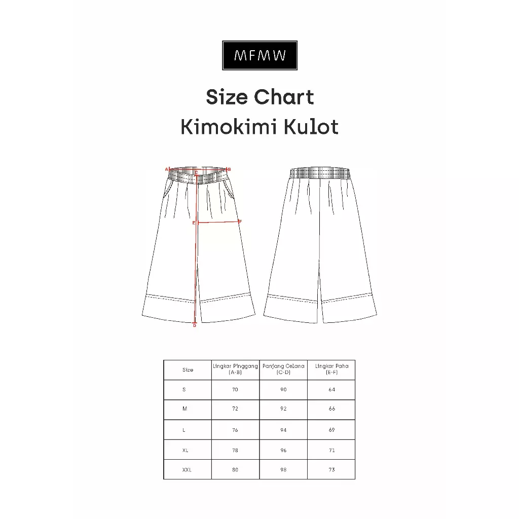 MFMW Kimokimi Celana Panjang Kulot Grey Ukuran M