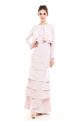 Sanctuary Classic Couture Kurung in Soft Pink from Rina Nichie Couture in Pink