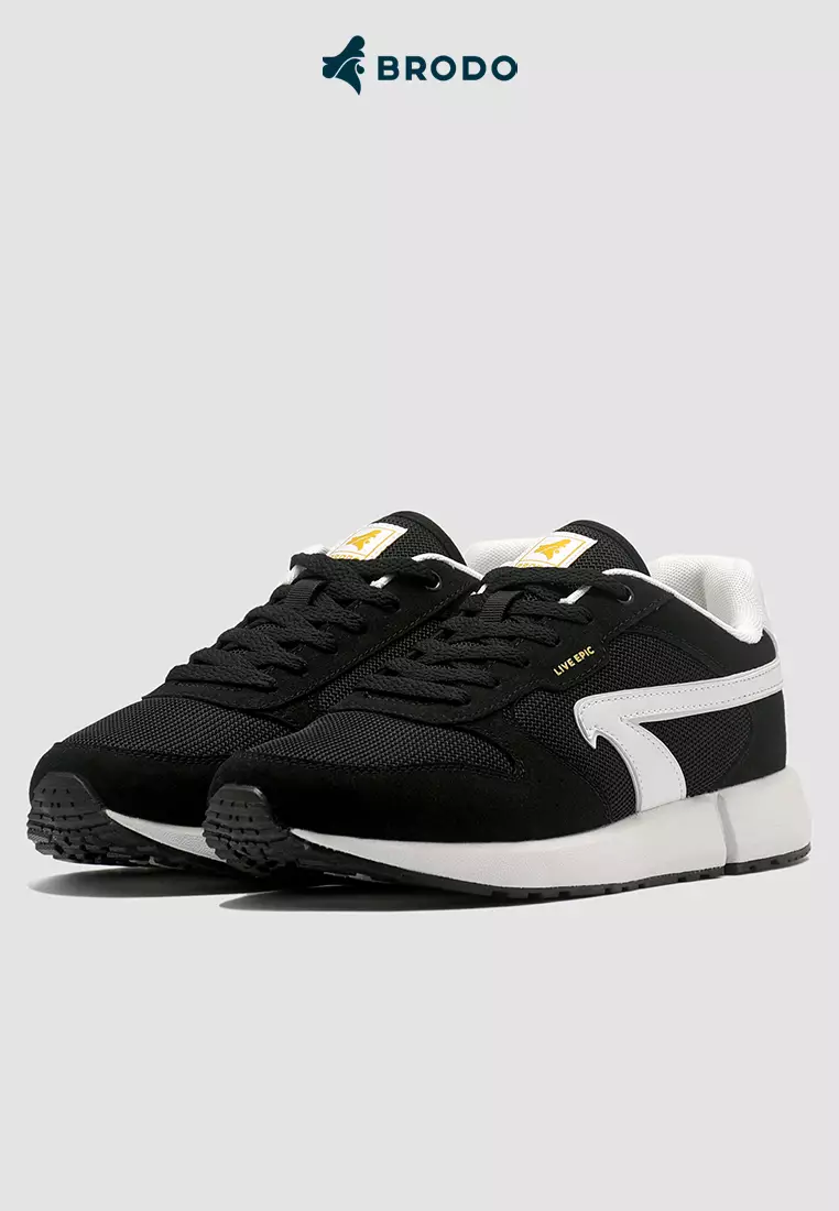 BRODO - Sneakers Corsa Classic Black White