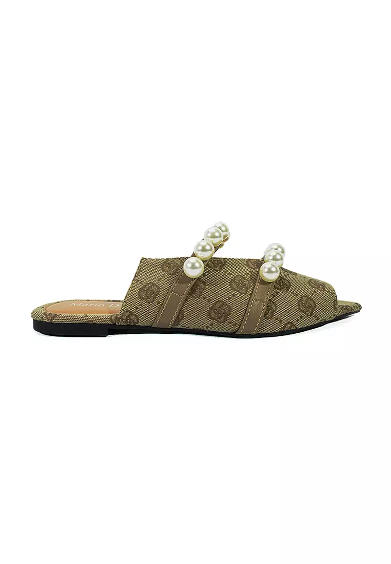 Discount on Mario D' boro Runway  shoes - SKU: Women's Flats Sandals LX 27345 Brown C54