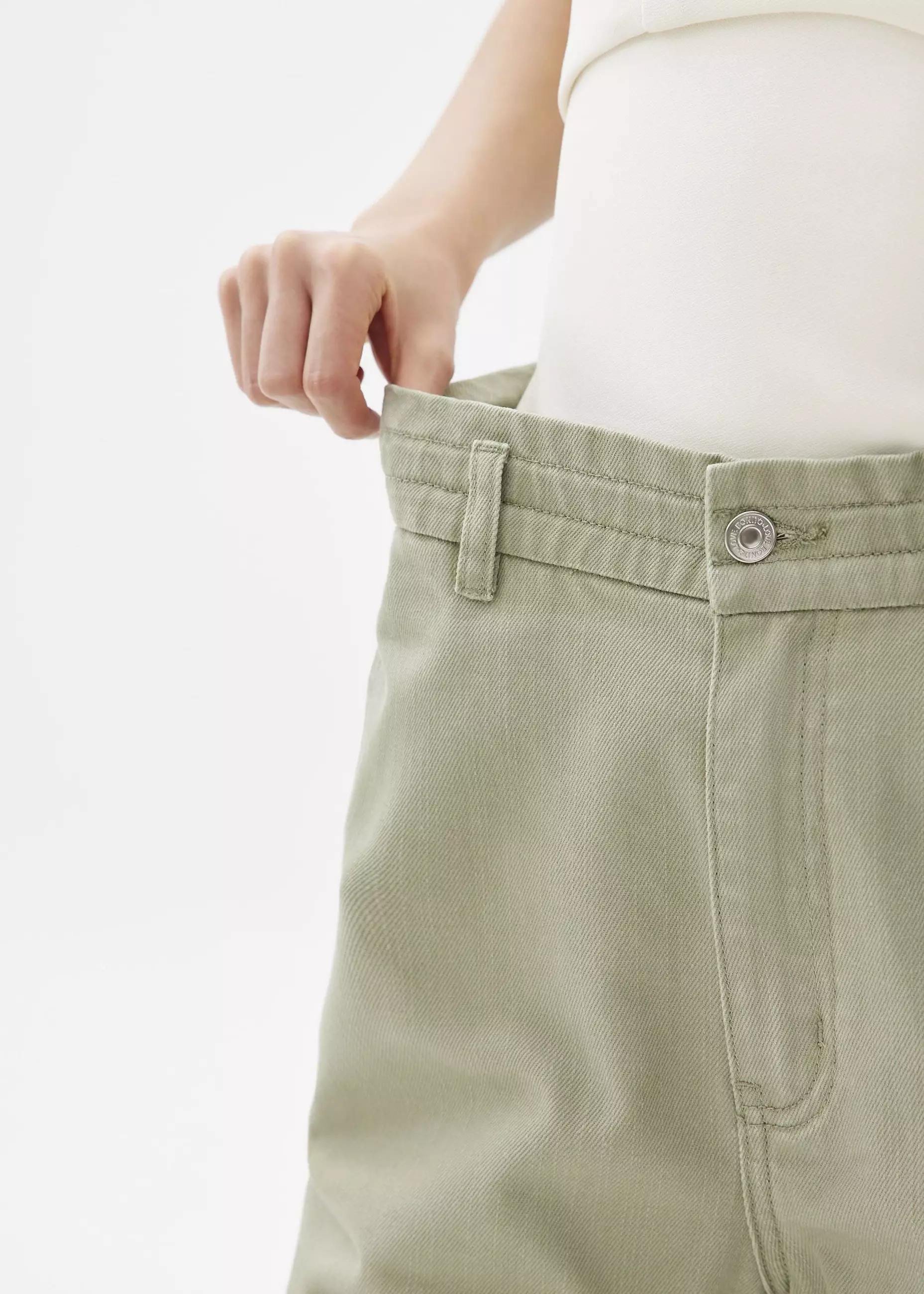 Celana Wanita - Sloane Elastic Paperbag Jeans