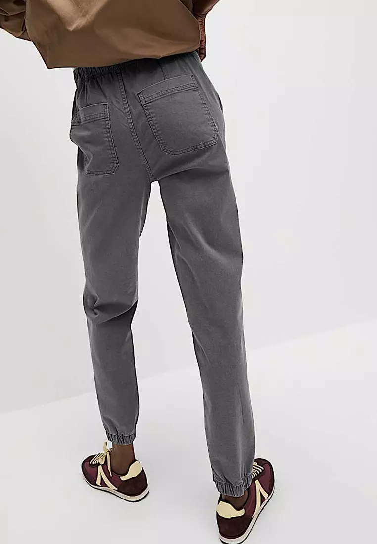 Cotton Blend Slim Fit Joggers