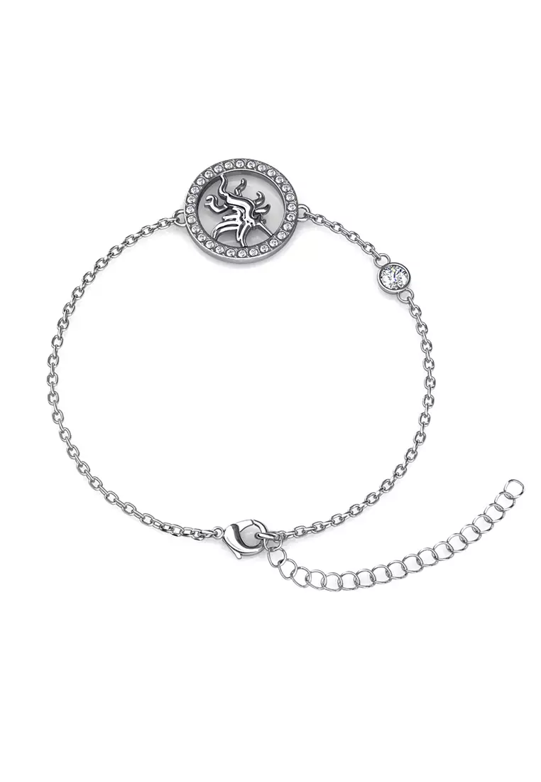 Circlet Unicorn Bracelet WG - Gelang Crystal by Her Jewellery