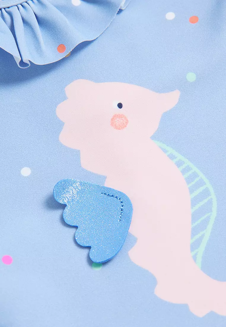 2Pc Seahorse Swim Set