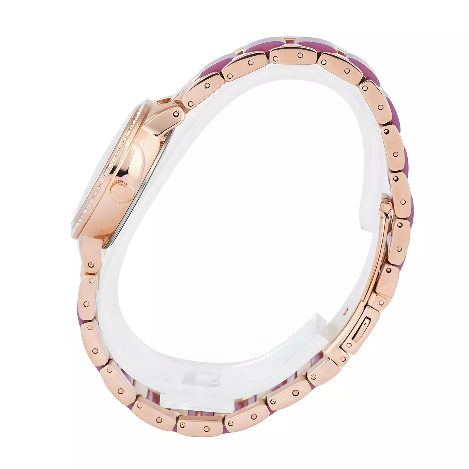 Jam Tangan Analog Wanita - Passion Series - Rose Gold Purple - Stainless Steel - 2A94 LDBRGPU