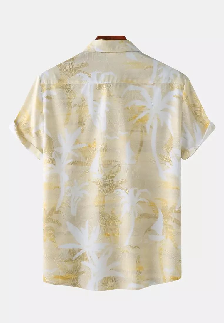 Hawaiian Print Short Sleeve Shirt YL-C297