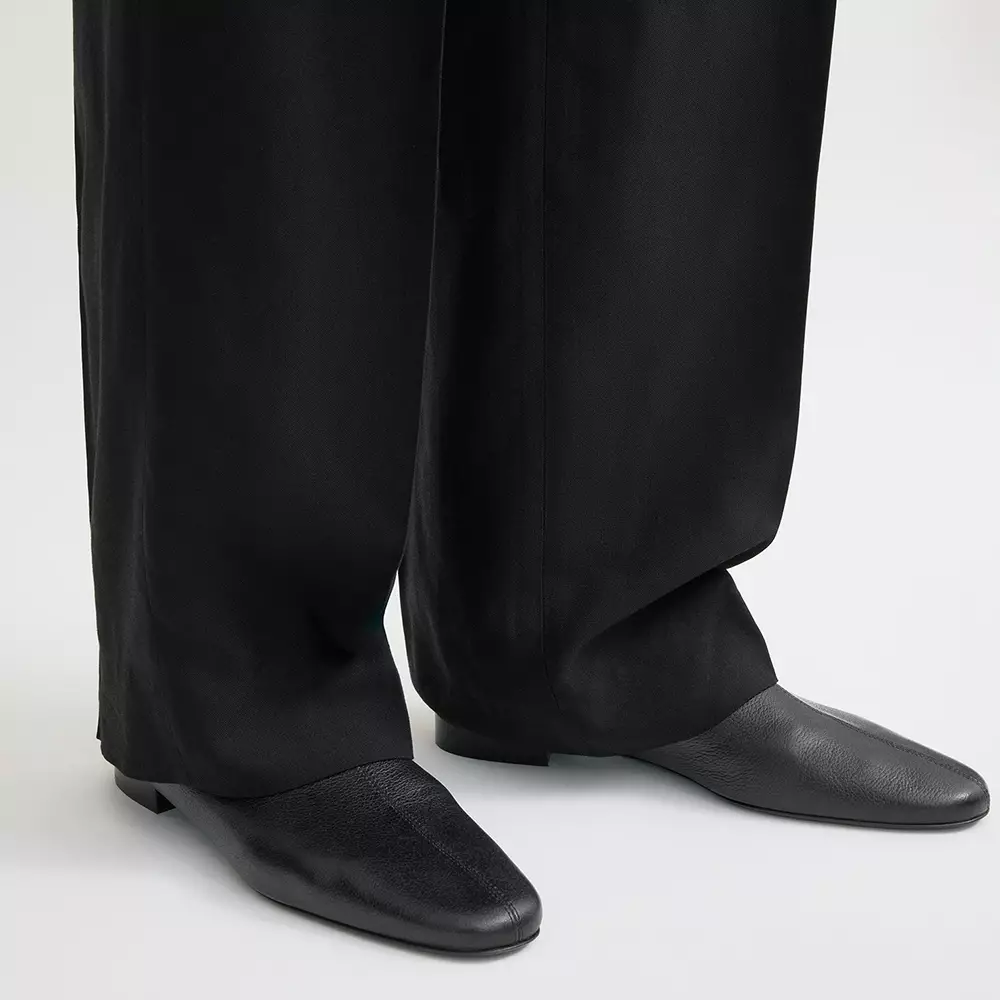 Ankle Boots Grained Leather Black