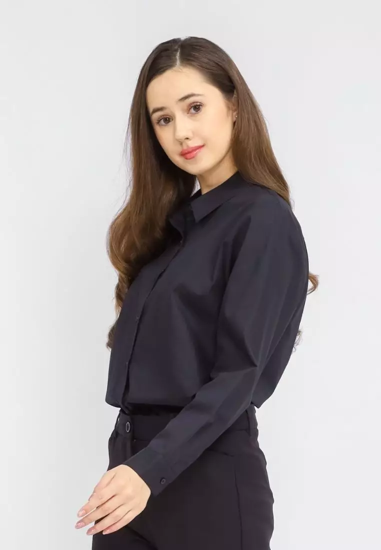 Urban Exchange Sabrina Black Shirt