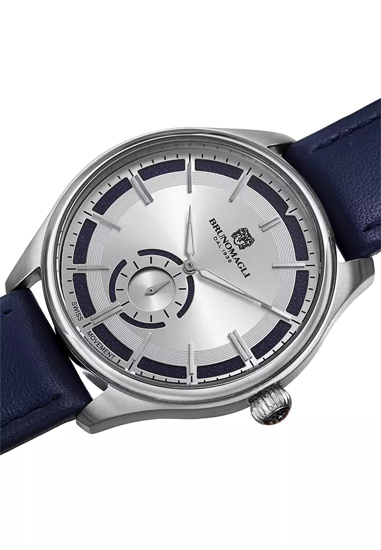 Bruno Magli Luca Pelle 16.191122.SB Jam Tangan Quartz Analog