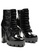 London Rag black Patent PU High Block Heeled Boot in Black 9103DSHC71E38CGS_2