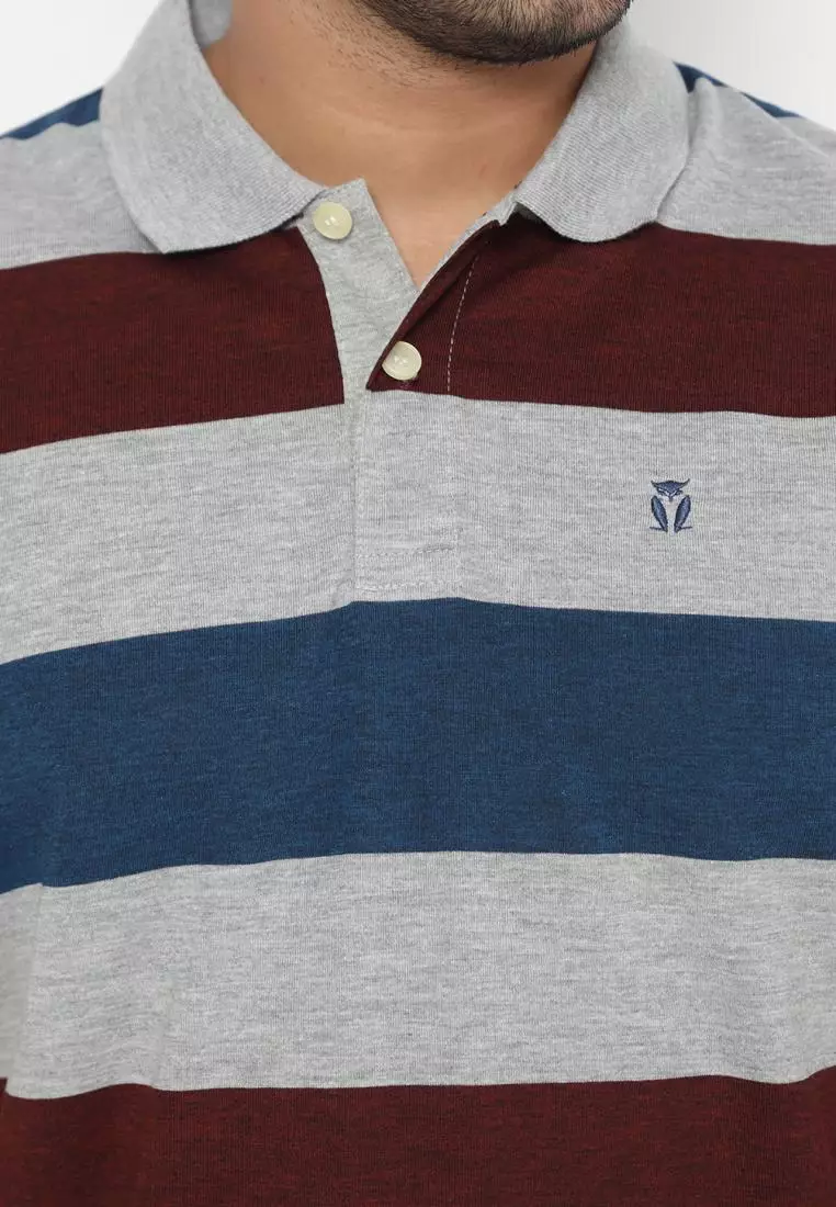 MATSUDA Kaos Polo Pria Katun Baju Cowok Kerah Nishio