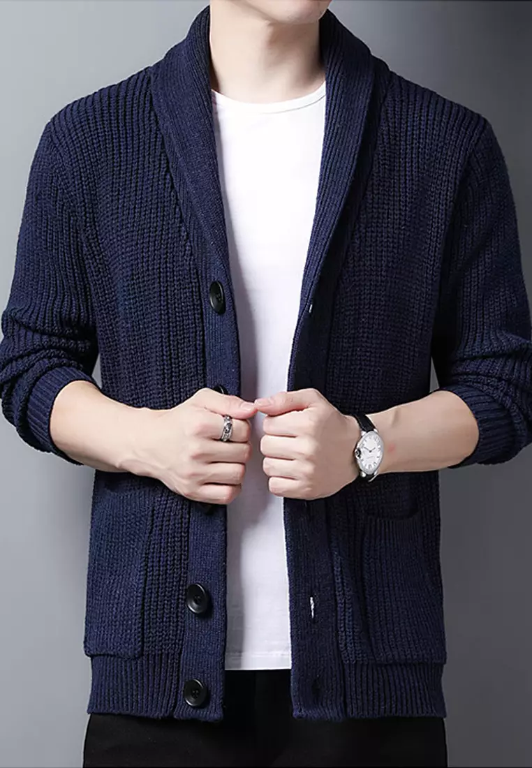 Jacquard Knitted Cardigan HT2531