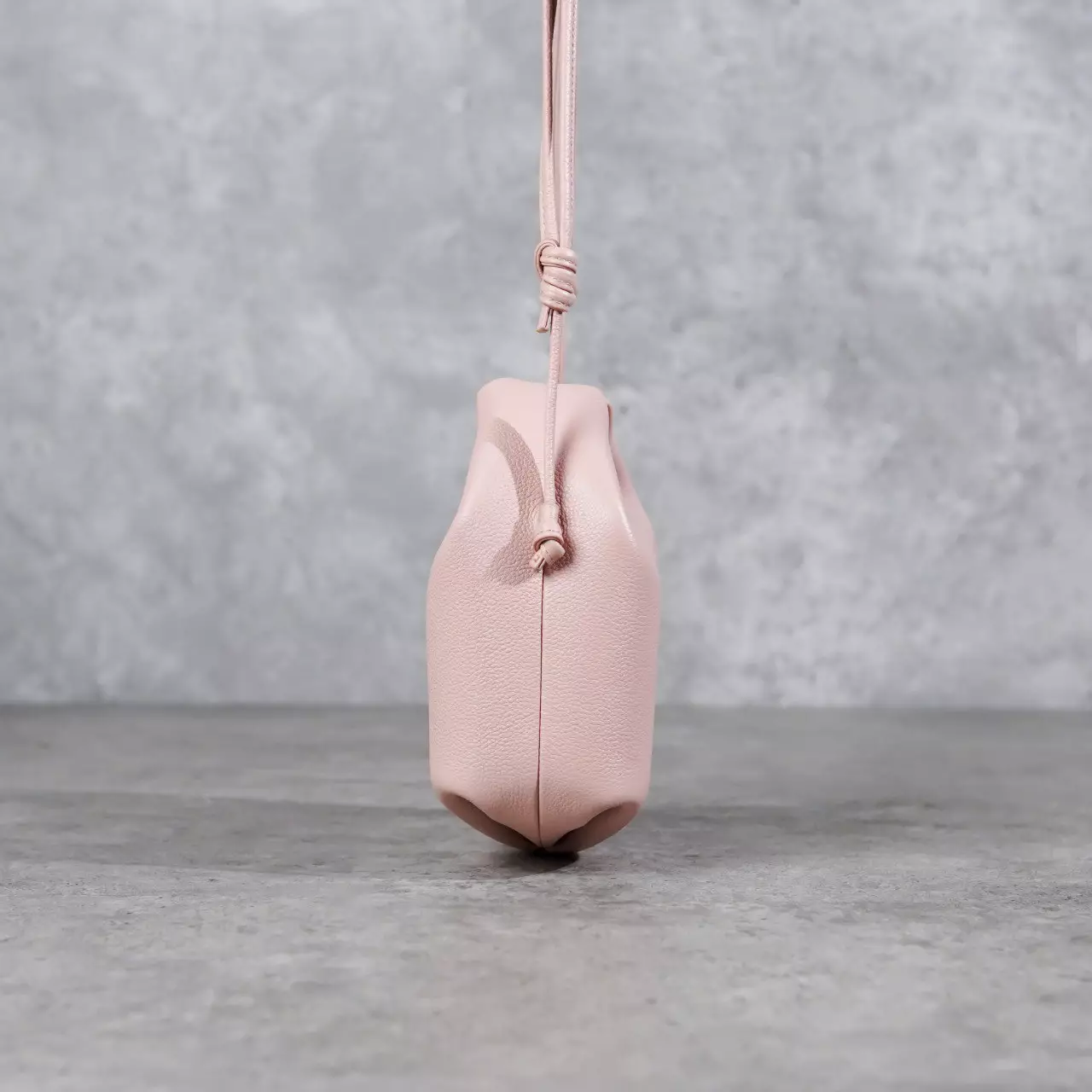 Tas POLENE BERI TEXTURE LEATHER BLUSH SHOULDER BAG 100% ORIGINAL