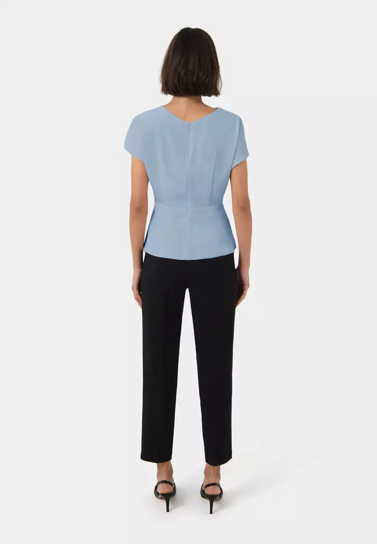 Bonnie Gathered Peplum Top