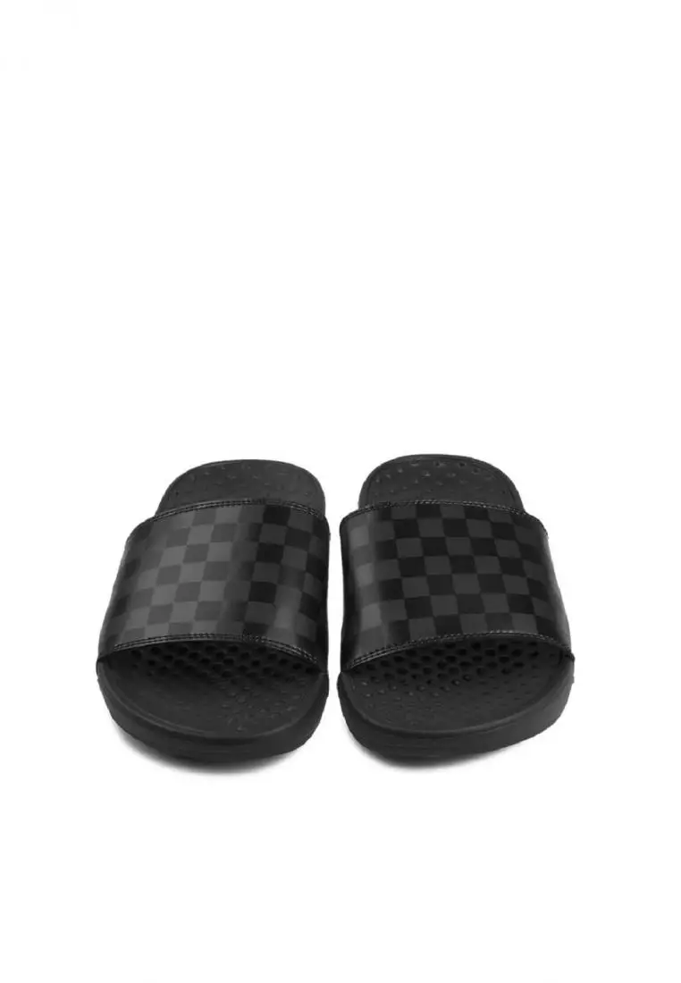 Sandal Pria Slide Footstep Footwear - Hexa Black