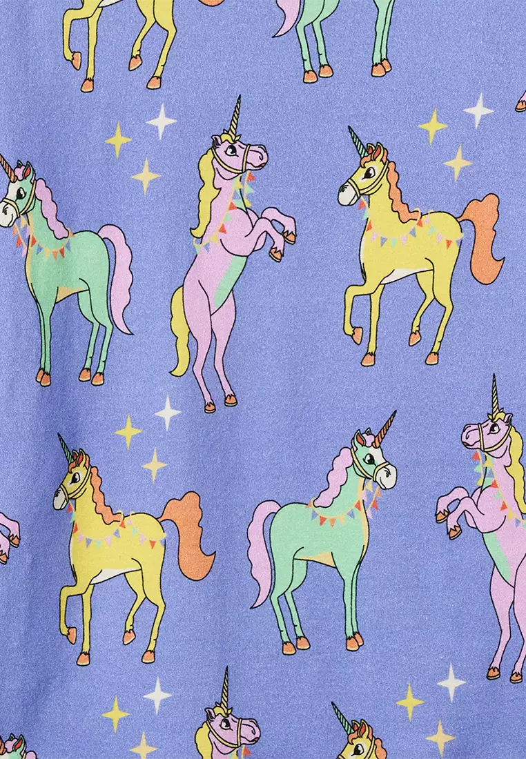 Nightwear set with unicorns