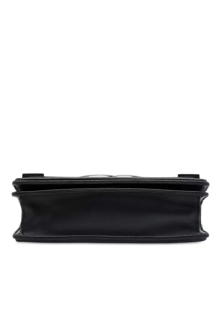 Pre-Loved Chanel Lambskin And Acrylic Boy Brick Horizontal Flap