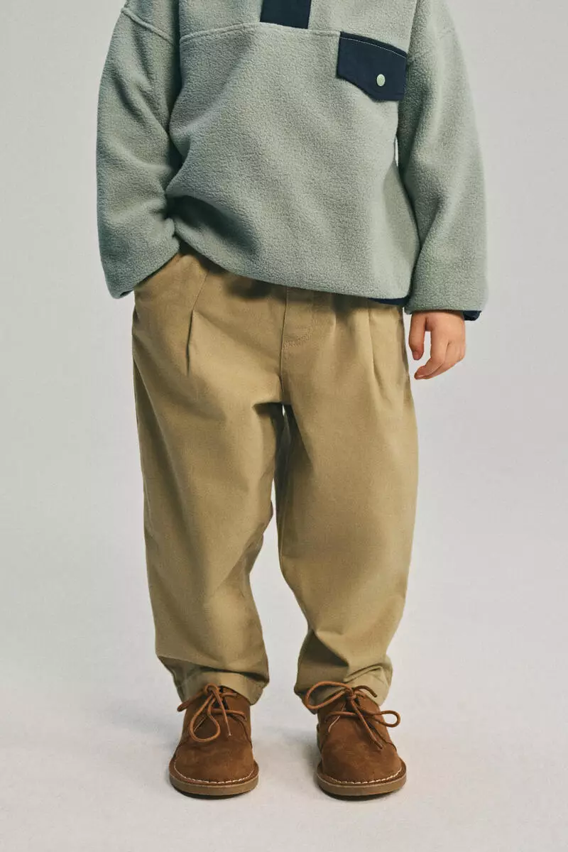 Cotton twill joggers