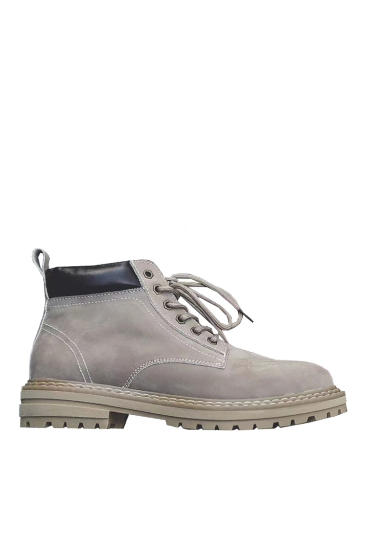 VANSA Retro Cow Leather Cargo Boots VSM-B-7551