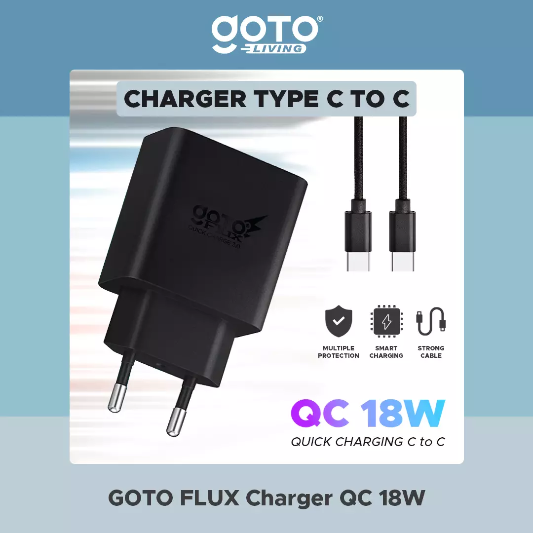 Jual Goto Living Goto Flux Charger Adaptor Fast Charging Casan Hp