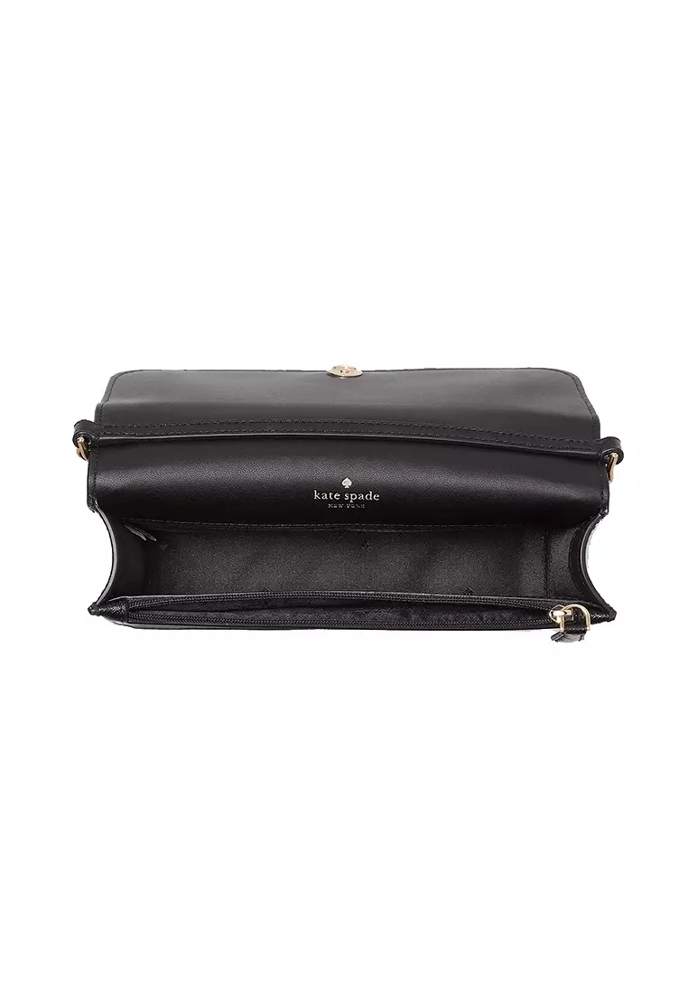 Madison Small Flap Crossbody Black KC586