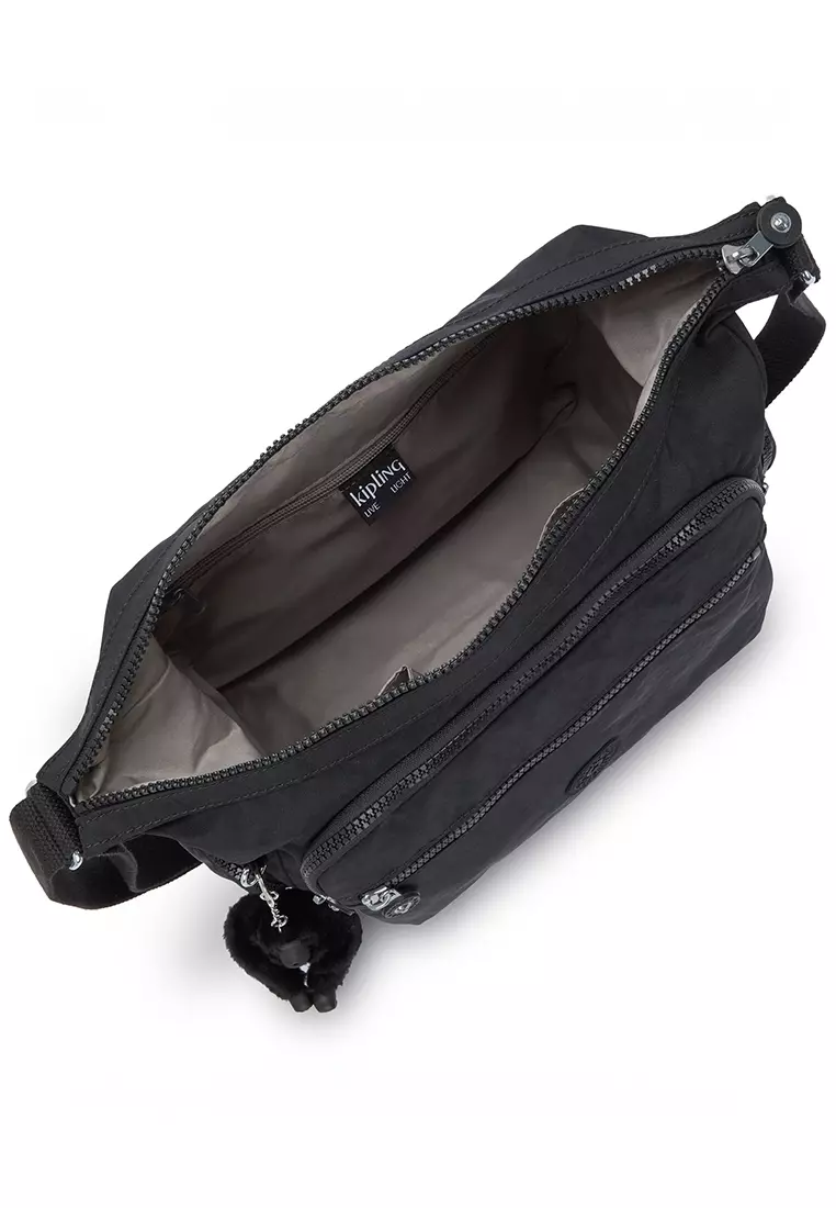 Kipling black sling bag sale