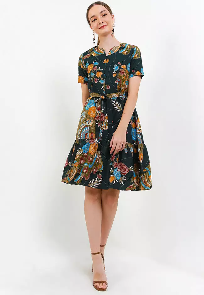 Fonia Dress Viscs(Y) Puspa Warna 60