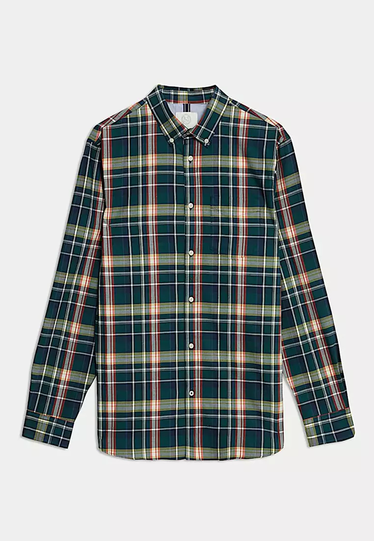 Cotton Rich Check Oxford Shirt
