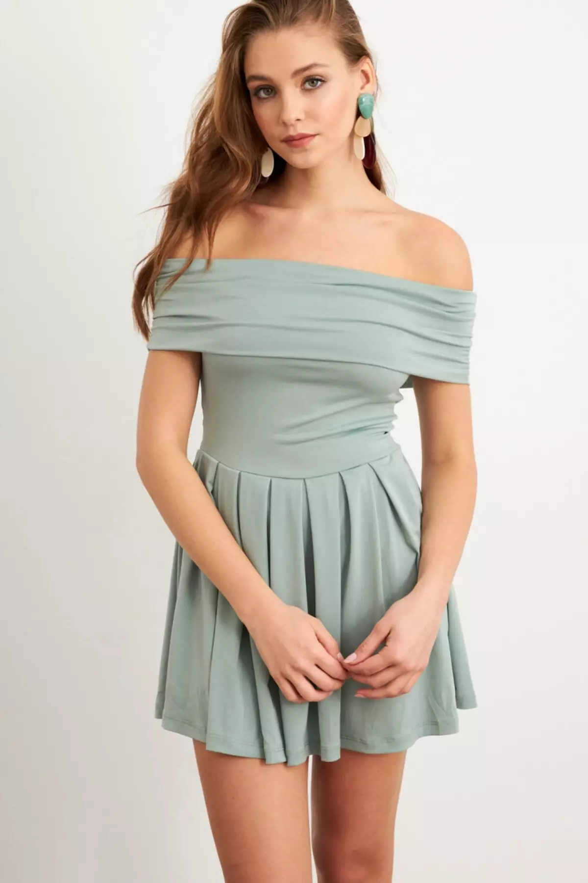 Madonna Collar Mini Dress