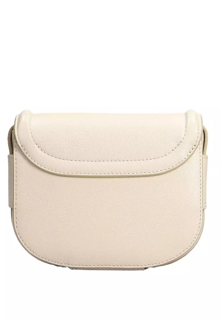 Small Mara Crossbody Bag in Cement Beige
