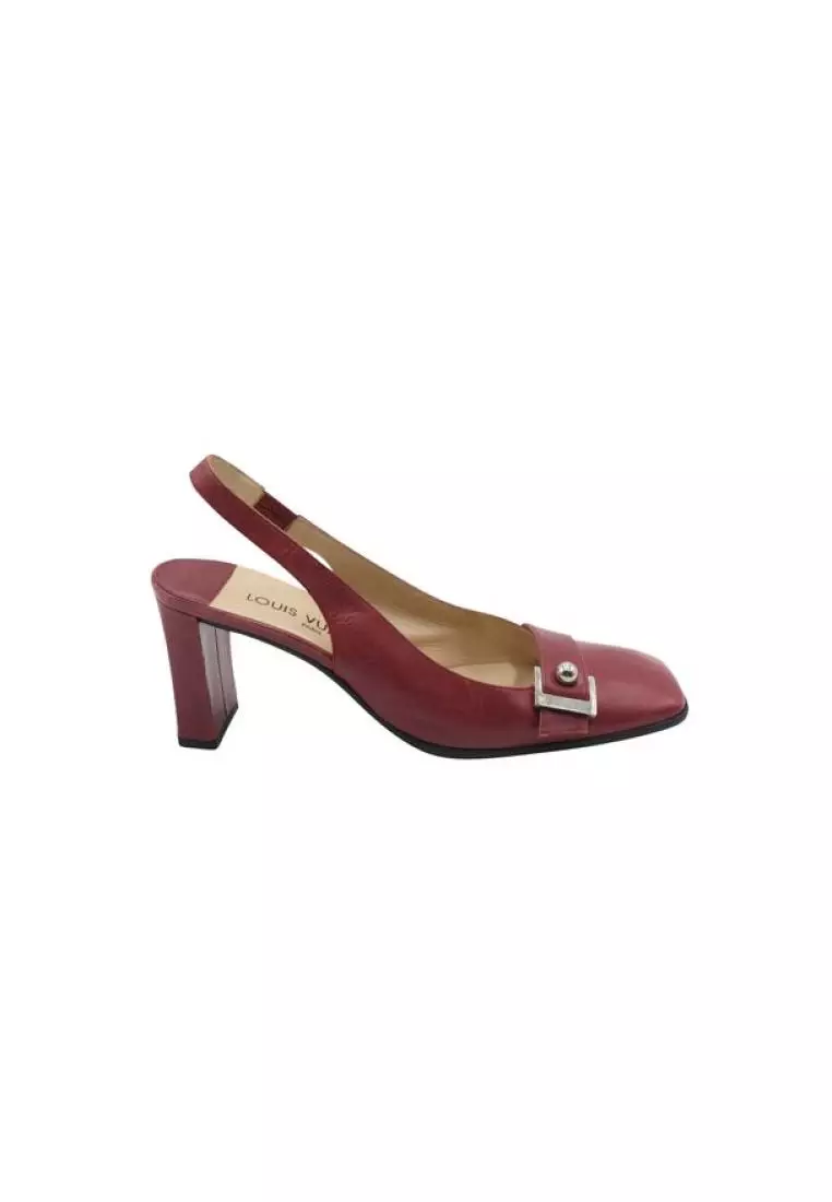 Louis vuitton block 2025 heels